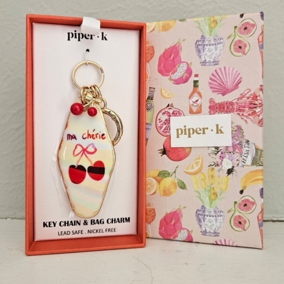 🔹️Piper K 🔹️mon cheri novelty Cherry bag charm/key chain - Picture 2 of 2